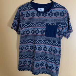 Men’s Patterned ON THE BYAS Shirt - Small